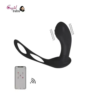 Bluetooth APP Control Prostate Massager With Penis Ring