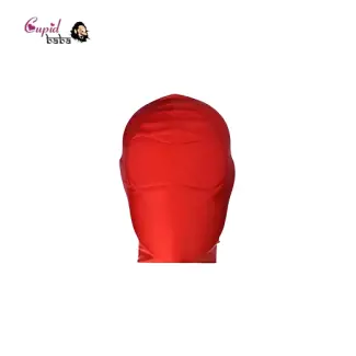 Bondage BDSM Hood Fetish Locking Full Cover Mask
