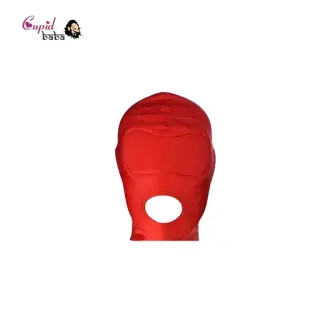 Bondage BDSM Hood Fetish Locking Open Mouth Mask