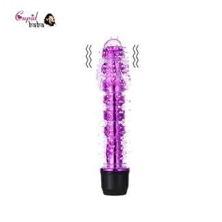 Crystal G-Spot Single Massager With Barbed For Female