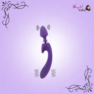 Dual Vibrators G-Spot Woman USB Rechargeable Magic Wand Massager