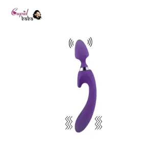 Dual Vibrators G-Spot Woman USB Rechargeable Magic Wand Massager