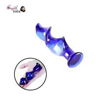 Glass Screw Anal Dildo Butt Plug