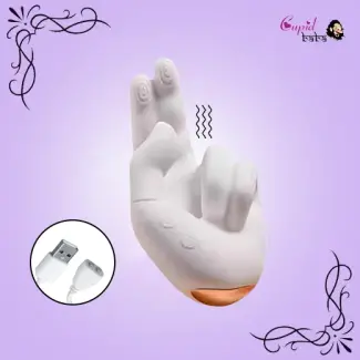 G-Spot Finger Vibrator With Magnetic USB Charger