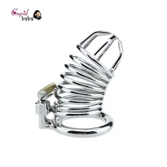Hollow Design Metal Male Chastity Device Cock Cage