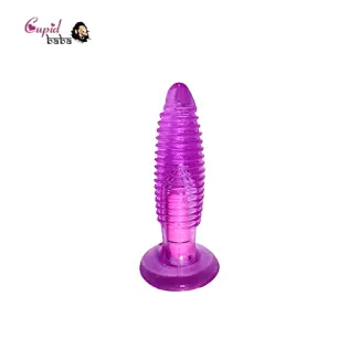Jelly Anal Vibrating Butt Plug With Suction