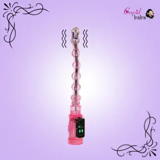 Jelly Beads Anal Plug with 6 Function Vibration
