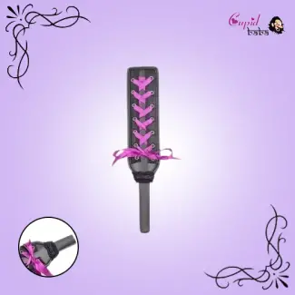 Leather Spanking Paddle with Ribbon