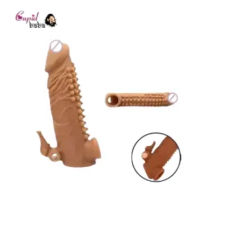 Liquid Silicone Penis Sleeve with Vibration