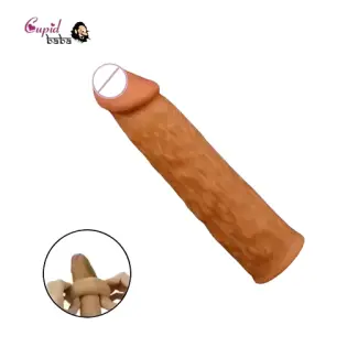 Male Textured Condom Penis Sleeve