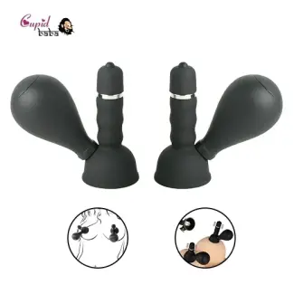 Nipple Sucker Vibrator Pump Suction Cup Breast For Women