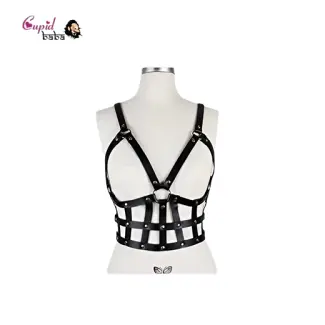 PU leather harness Bondage corset for women