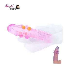 Penis Sleeve Crystal Dotted Extended Pleasure Condom