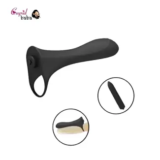 Penis Vibrator With Ring Long Lasting Erection Nipple Vagina Clitoris Stimulate Massage