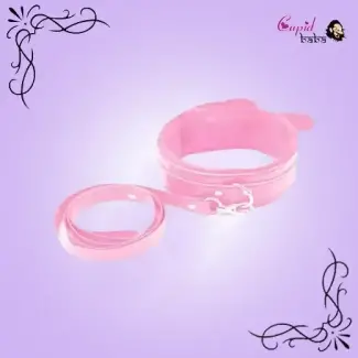 Pink Collar Leash Fetish Bdsm Dog Slave