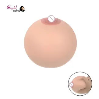 Portable Soft 3D Breast Nipple Touch Male Sex Toy