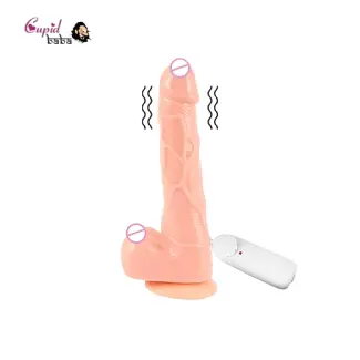 Realistic Rotating Dildo with Suction Cup