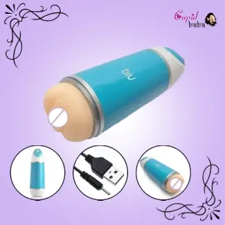 Rechargeable Vibrator Male Masturbator Cup