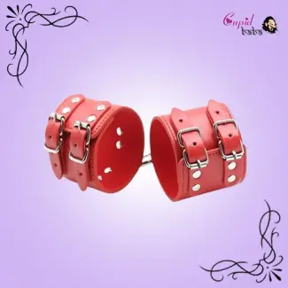 Red Double Buckle Handcuffs