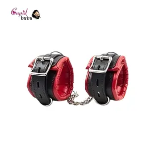 Red Handcuff Women Bondage