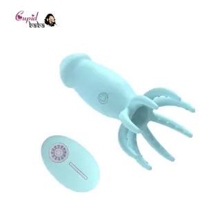 Remote Control Octopus Dildo Vibrator 10 Modes Vibrating Butt Plug Clit Nipples Sucking Massager