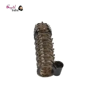 Reusable Silicone Sex Condom With Spike