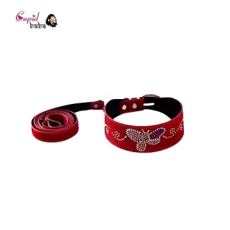 Romantic Red Neck Collars BDSM Harness Bondage