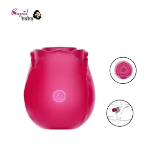 Rose Clitoral Sucking Vibrator With 7 Intense Suction Nipple Stimulator For Women