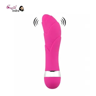 Rose Designed Mini Pink Vibrator Massager