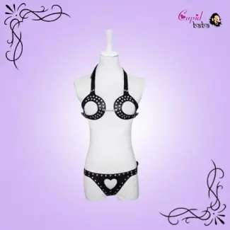 Sexy Cosplay S&M Leather Full Body Fetish Harness Bondage
