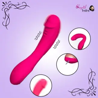 Silicone Flexible Women Powerful Vibrating Dildo