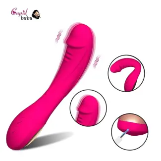 Silicone Flexible Women Powerful Vibrating Dildo