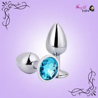 Small Anal Beads Crystal Jewelry Steel Butt Plug