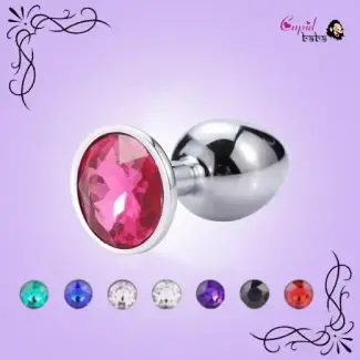Small Anal Beads Crystal Jewelry Steel Butt Plug