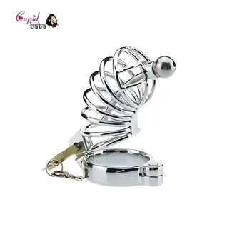Stainless Steel Lockable Penis Cage For Men