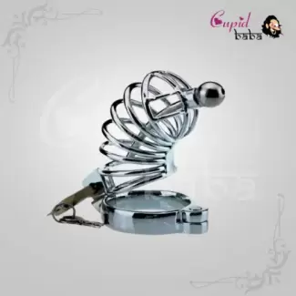 Stainless Steel Chastity Cage For Men