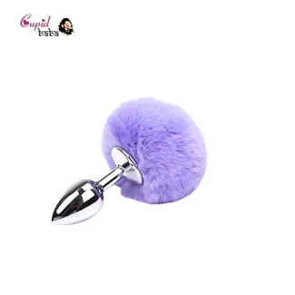 Steel Butt Plug With Rabbit Tail