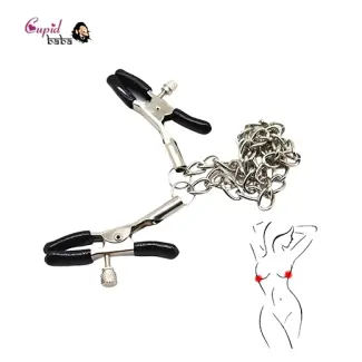 Steel Metal Chain Nipple Clamps