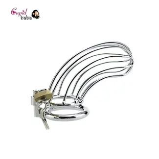 Steel Metal Male Chastity Device Locked Cage