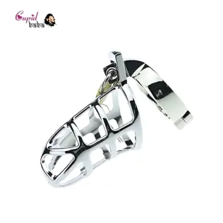 Steel Penis Chastity cage Lock