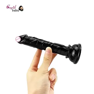 Super Slim Black Dildo for Beginners