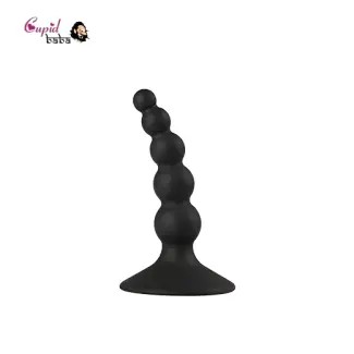 Tapered Anal Beads Trainer with Suction Cup