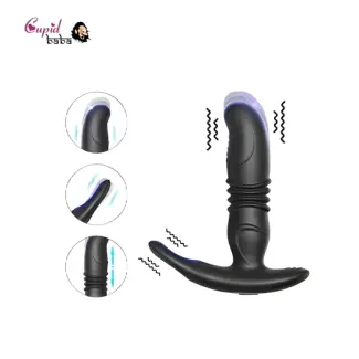 Thrusting Anal Vibrator Remote Control Prostate Massager