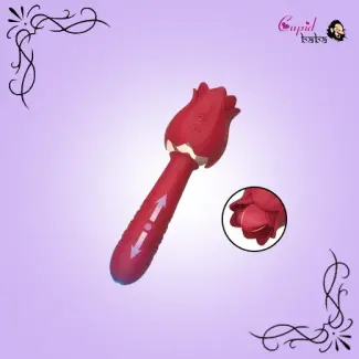 Thrusting Rose Toy With Dildo