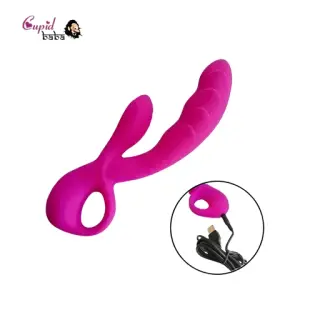 USB Rechargeable G Spot Vibrator Sex Toy For Women Multi Speeds Intelligent