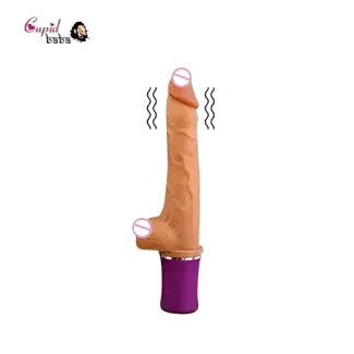 Vibrating Realistic Dildo -USB Magnetic Charging