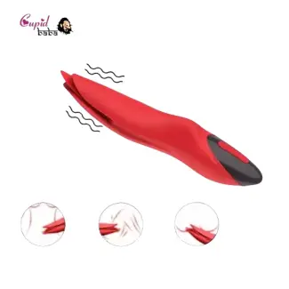 Waterproof Ultra-quiet Tongue Shape Vibrator Sex Toy
