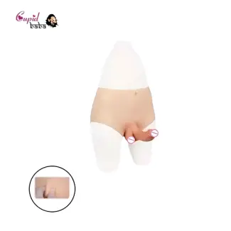 Wearable Realistic Silicone Dildo Panties