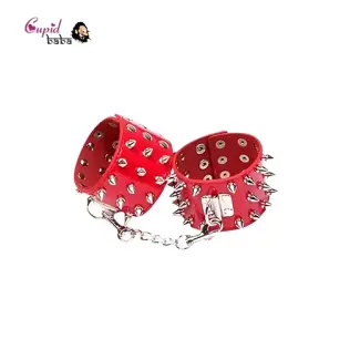 Woman Leather Handcuffs for Sex Couple