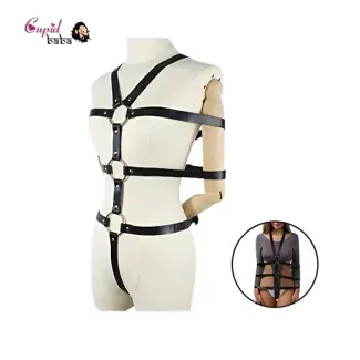 Women Punk Harness Body Chest Straps Extreme Adjustable